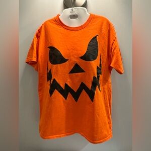 Halloween Jack O Lantern short sleeve TShirt size Medium. Preshrunk Fabr…